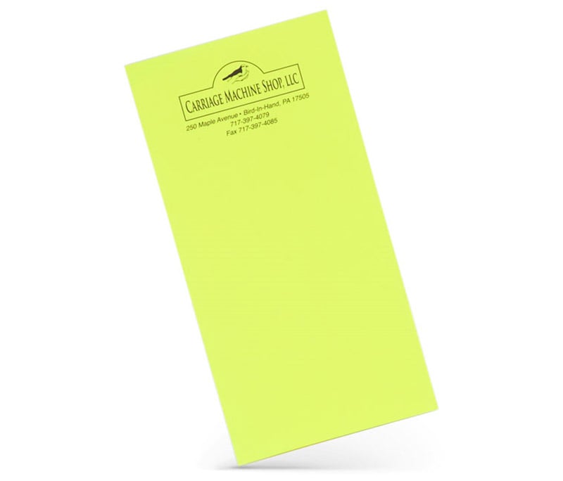 yellow business notepad